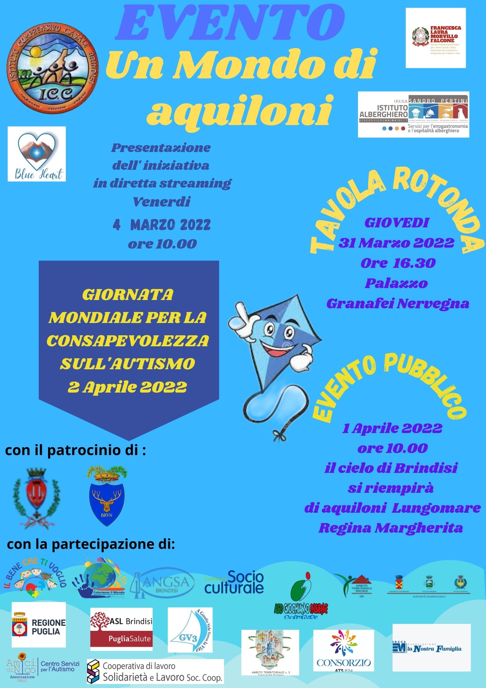 Un mondo di aquiloni eventi